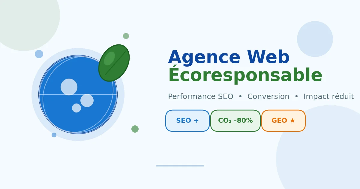 Agence web écoresponsable